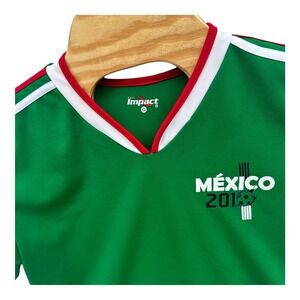 Full‎ Impact Mexico Soccer 2010 Jersey Men's Large Green Shirt